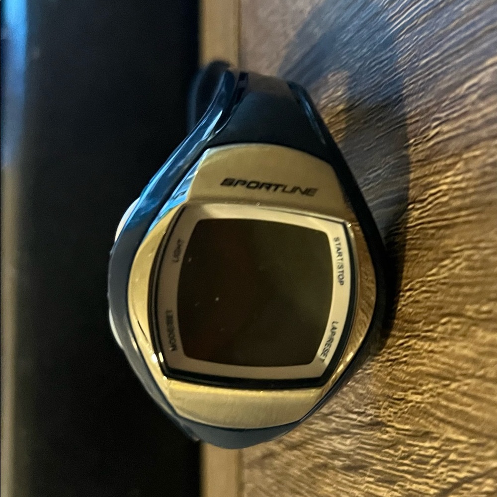 Sportline Duo woman’s digital watch with adjustable blue band